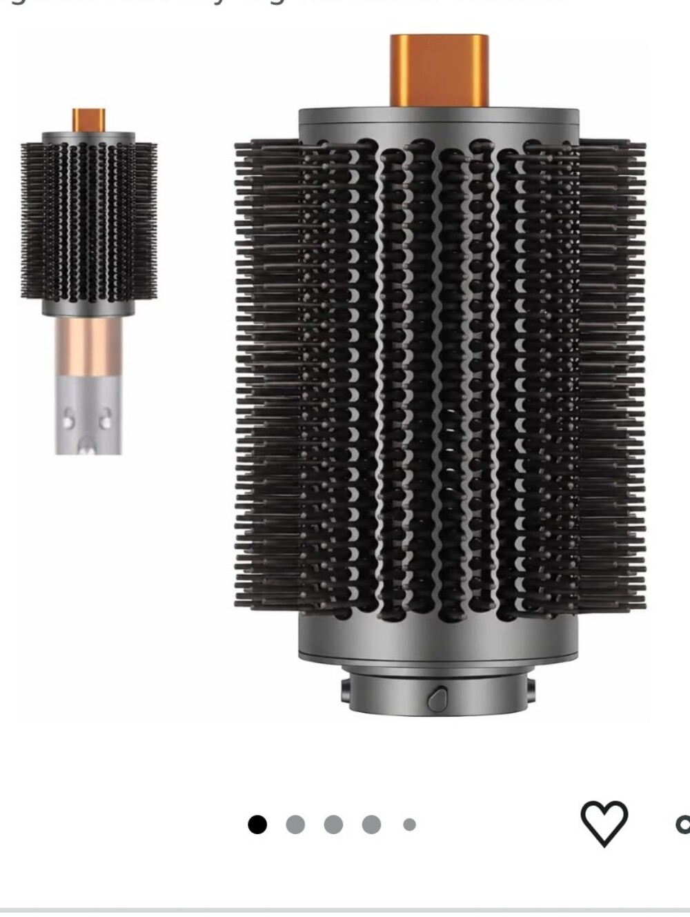 Upgraded Large Round Volumizing Brush Attachment for Dyson Airwrap